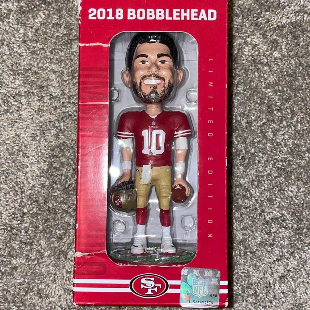 Limited Edition NFL Jimmy Garoppolo Bobblehead